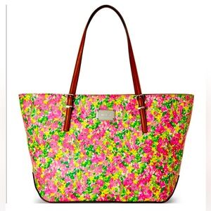 NINE WEST- It Girl Multicolor Floral Shoulder Tote Bag Purse